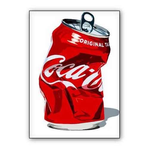 Crushed Can wall art poster