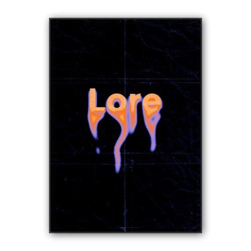 Lore// wall art poster