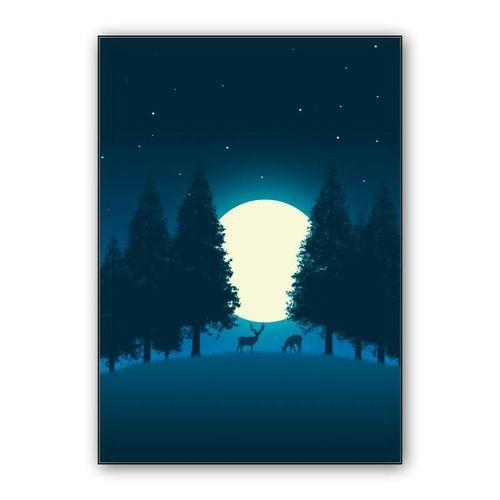 Moon wall art poster