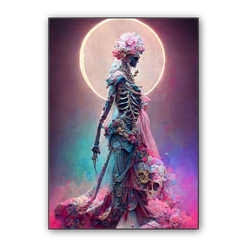 Goddess of death 01 wall art poster