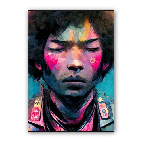 Jimi Hendrix wall art poster