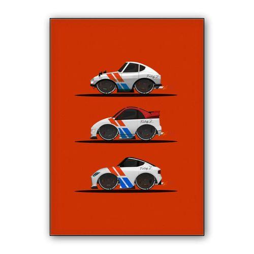 Fairlady Cartoons wall art poster