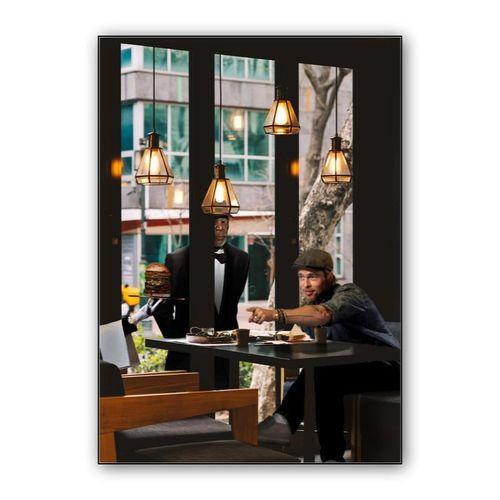 Morgan Freeman stalks Bradd Pitt wall art poster