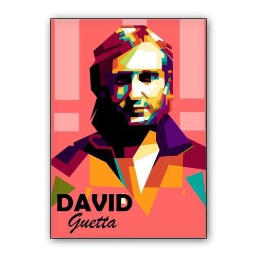 David Guetta in Fantastic pop art wall art poster