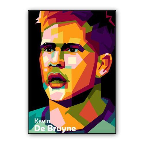 De Bruyne in Fantastic football wall art poster
