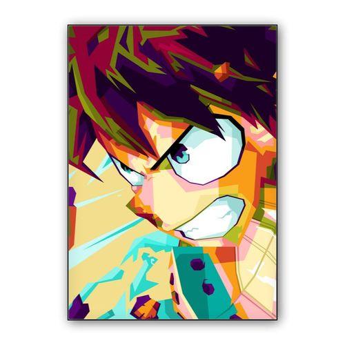 Best Anime Deku in illustration wall art poster