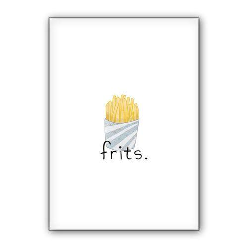 Frits - Flat Style wall art poster