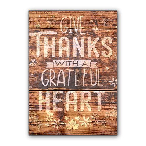 Give Thanks wall art poster