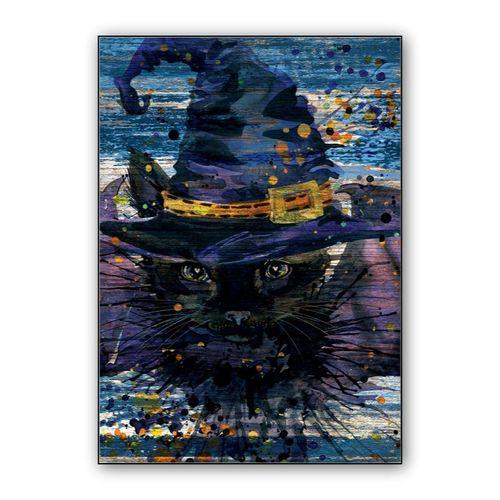 Black Cat wall art poster