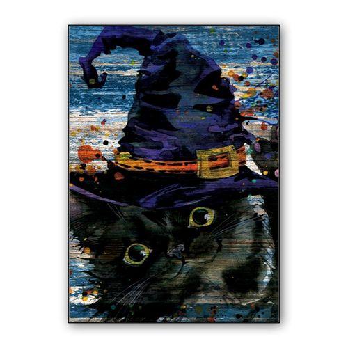 Hello, Black Cat! wall art poster
