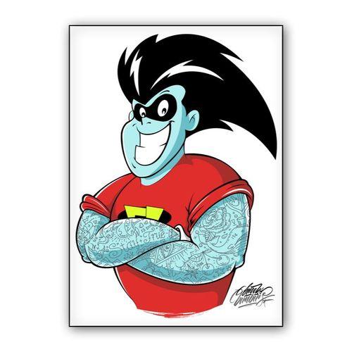 Freakazoid wall art poster