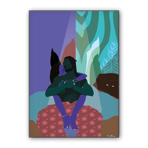 Coco oil wall art poster