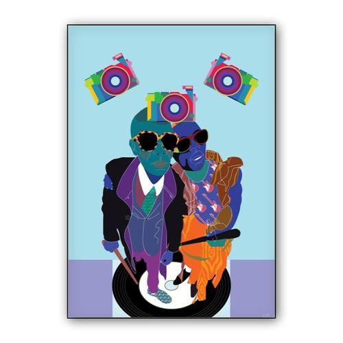 Selfie wall art poster