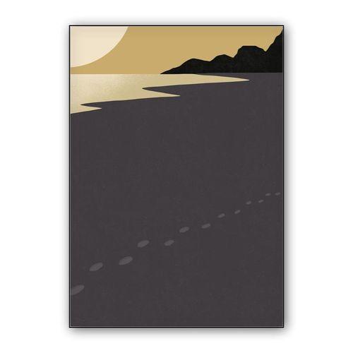 A Walk on the Beach wall art poster