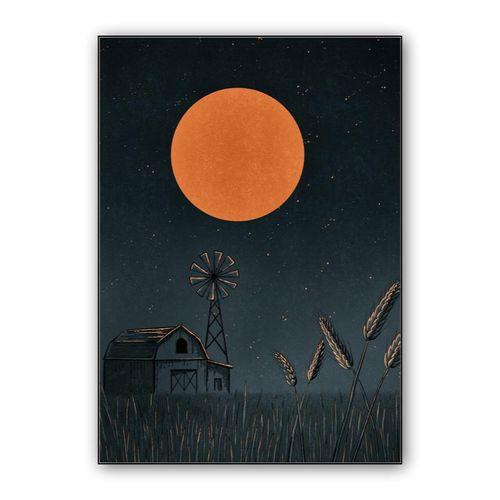 Harvest Moon wall art poster