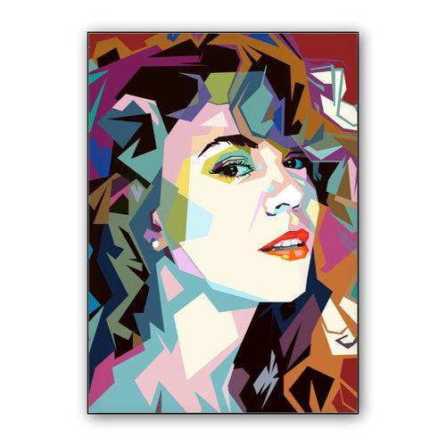 Mariah Carey in pop art wall art poster