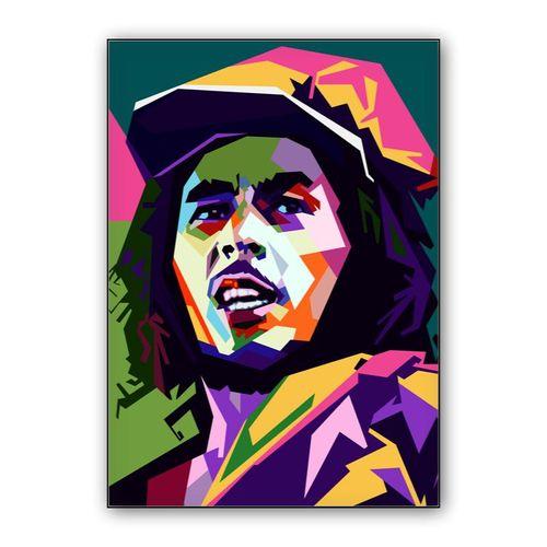 Bob Marley wpap pop art wall art poster