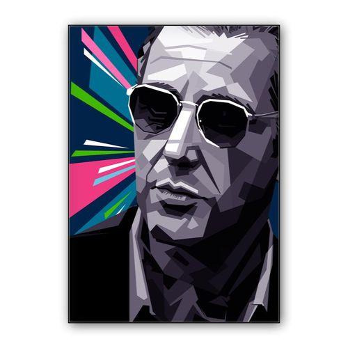 The Godfather in wpap wall art poster