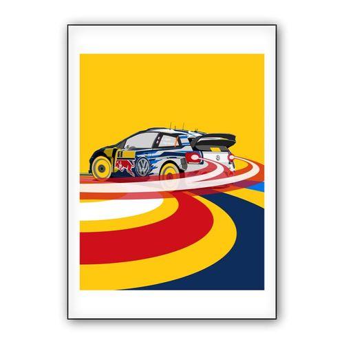 Slide! wall art poster