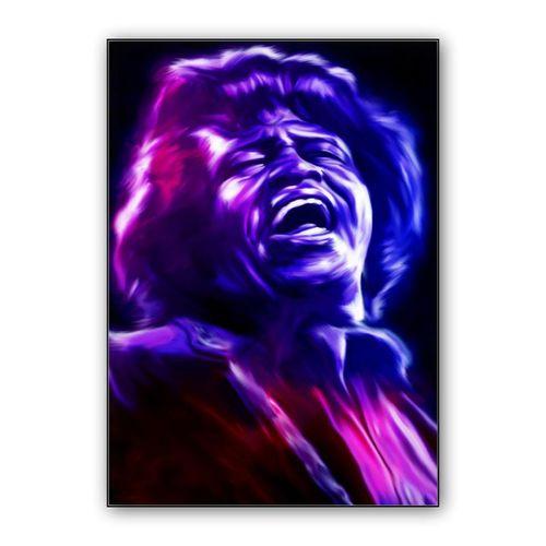 James Brown Style Painting wall art poster