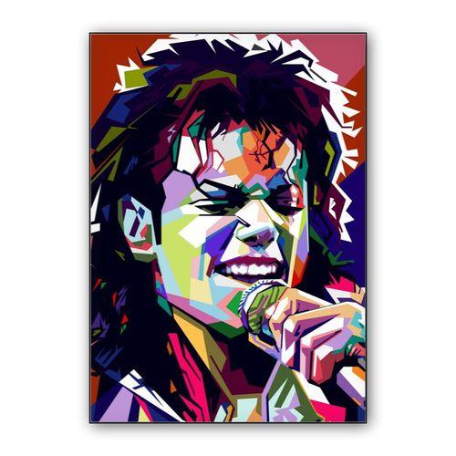 King Of Pop style wpap wall art poster