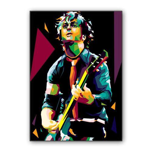 Billie Joe Armstrong in wpap pop art wall art poster