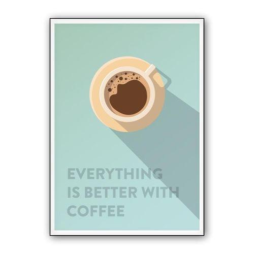 Coffee wall art poster