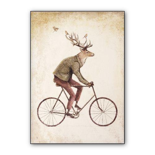 Even a Gentleman Rides wall art poster
