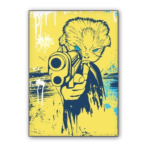 CatPow Pop Art wall art poster