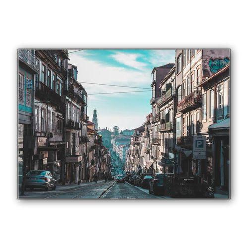 Oporto cityscape wall art poster
