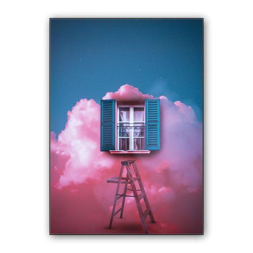 The window to the sky wall art poster