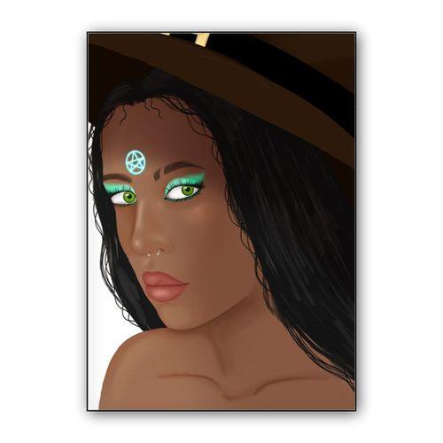 The Penta witch wall art poster