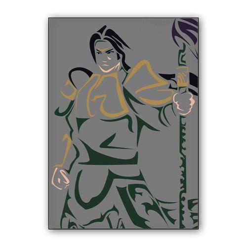 Artwork of Zhau Yun wall art poster
