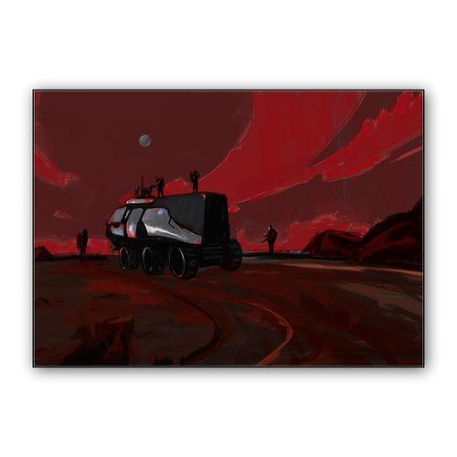 Mars Exploration wall art poster