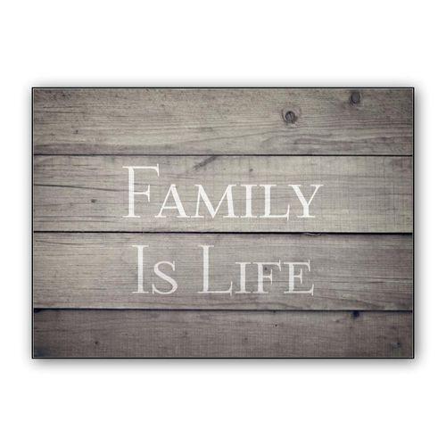 Family is Life wall art poster