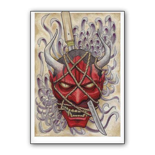 Oni wall art poster