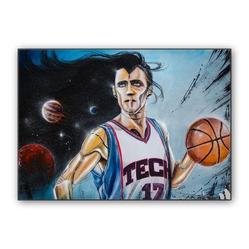 Basketbot wall art poster