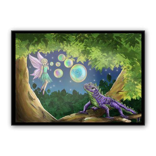 Fairy friend wall art poster