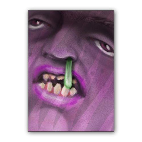 Purple Haze wall art poster
