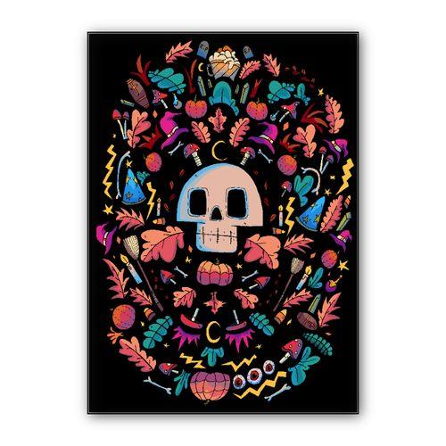 Halloween autumn moods wall art poster