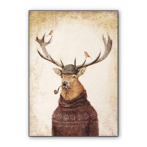 Thinking WIld wall art poster