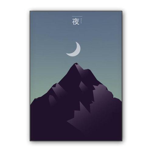 Night wall art poster