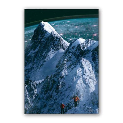 On top of the world wall art poster