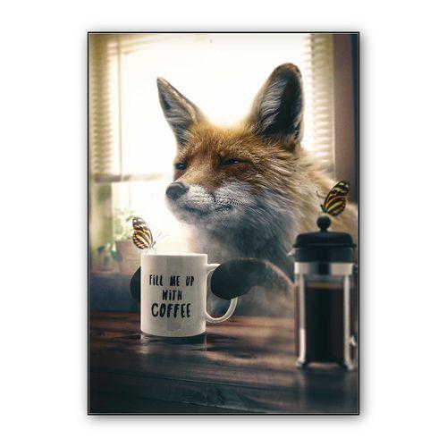 Morning Coffee wall art poster