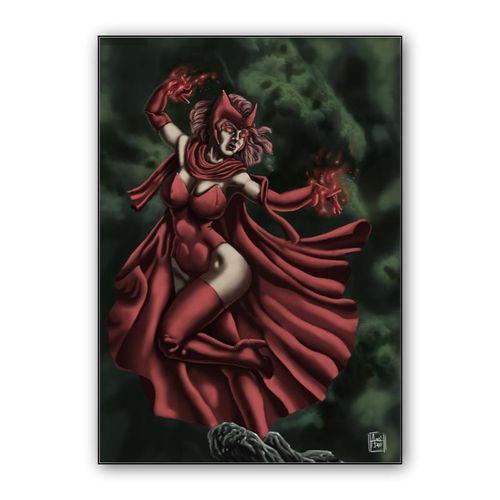 Scarlet Witch wall art poster