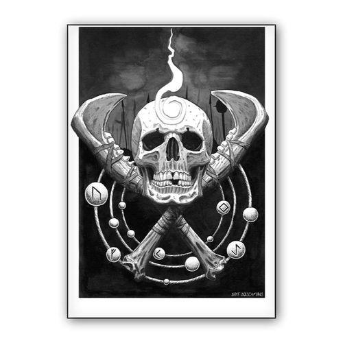 Warrior Spirit wall art poster