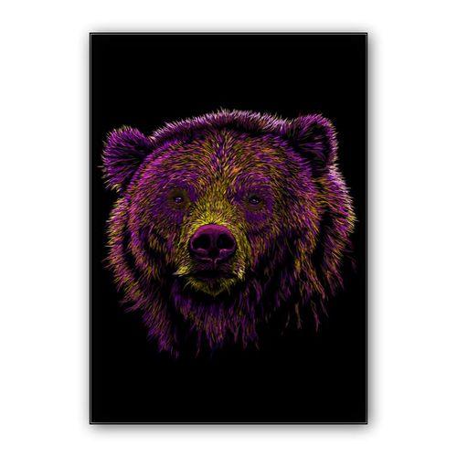 Bear wall art poster
