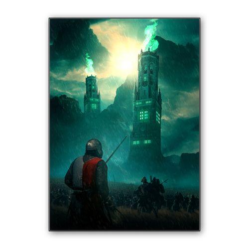 Battle of the Two Towers wall art poster