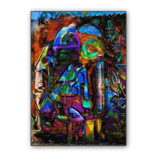 Graffiti wall wall art poster