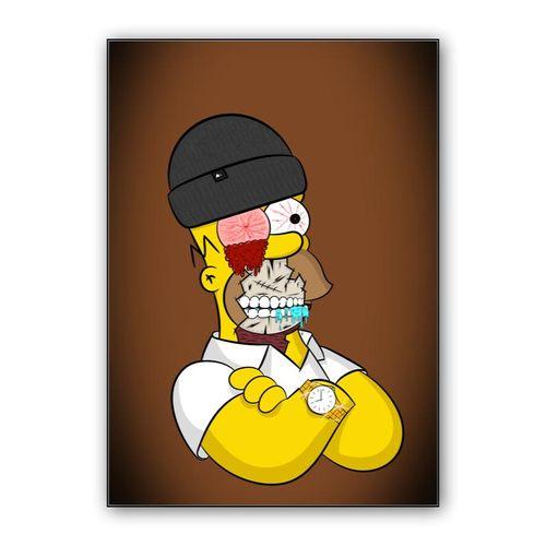 Homer Simpson wall art poster